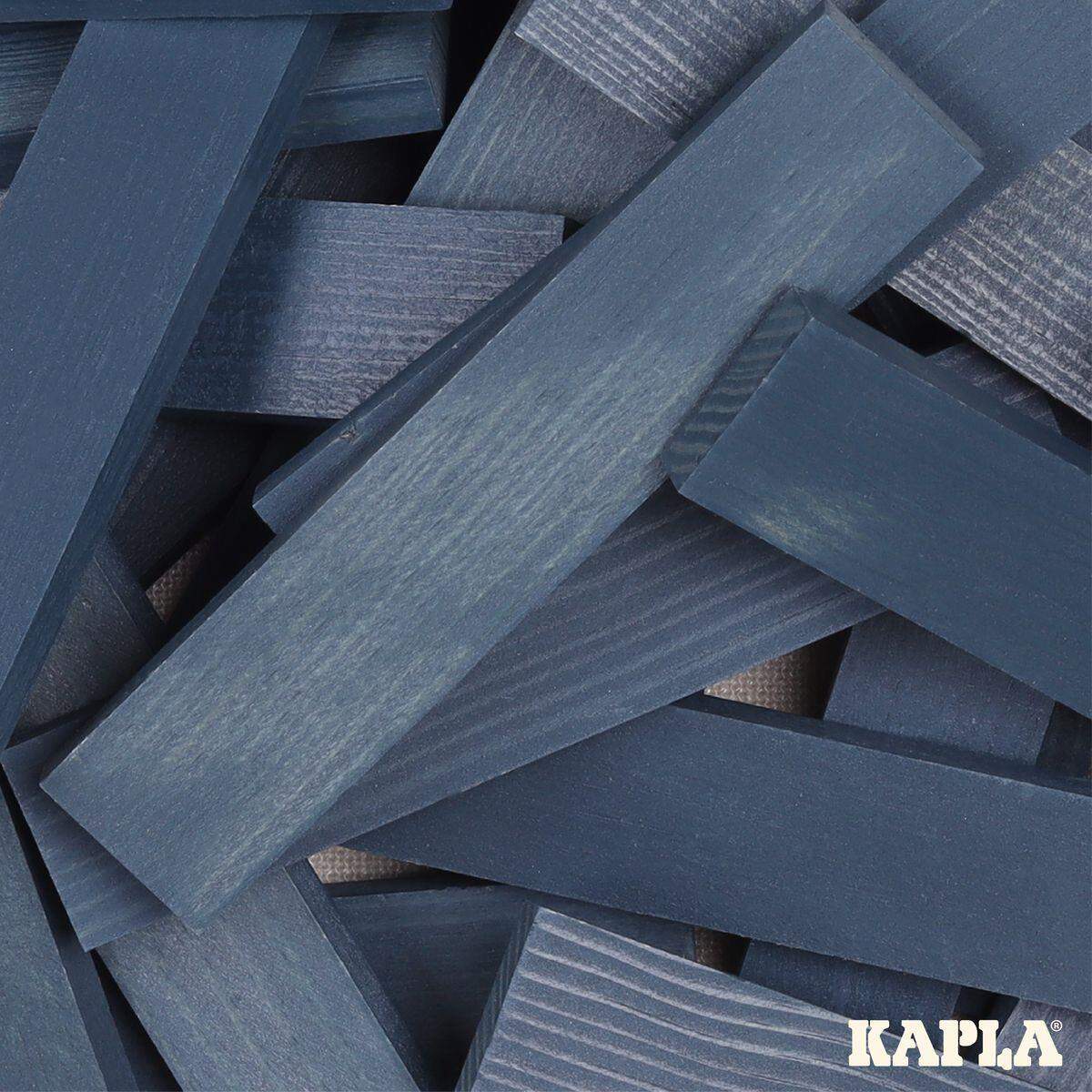 KAPLA® Holzplättchen 40-teilig in Box blau