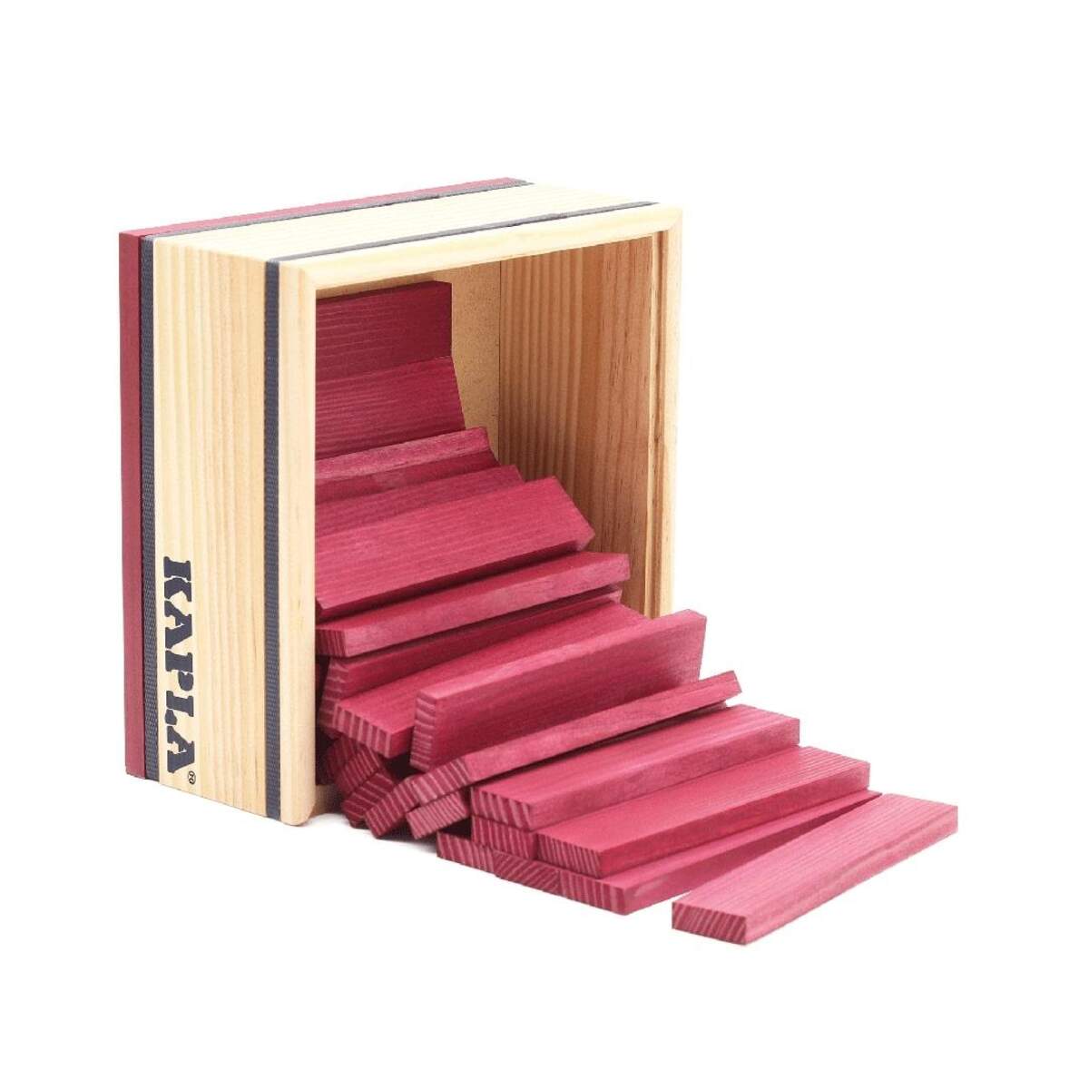 KAPLA® Holzplättchen 40-teilig in Box Violett
