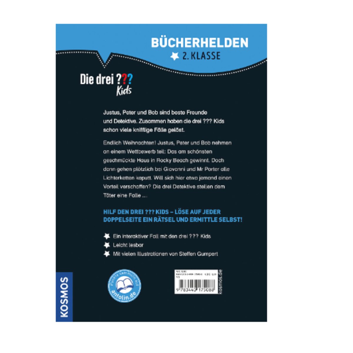 KOMSOS Die drei ??? Kids Bücherhelden 2.Kl. Die Weihnachtsräuber