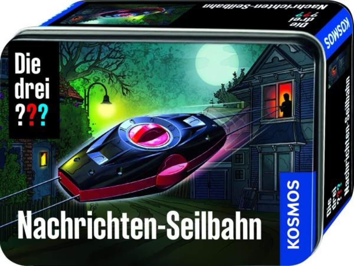 KOSMOS 63216 Die drei ??? Nachrichten-Seilbahn Geheime Nachrichten schützen und austauschen