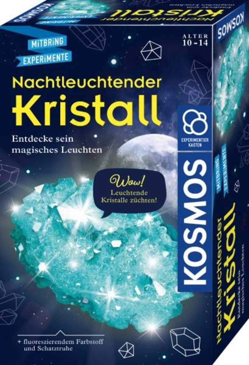 KOSMOS 65800 Nachtleuchtender Kristall Entdecke sein magisches Leuchten