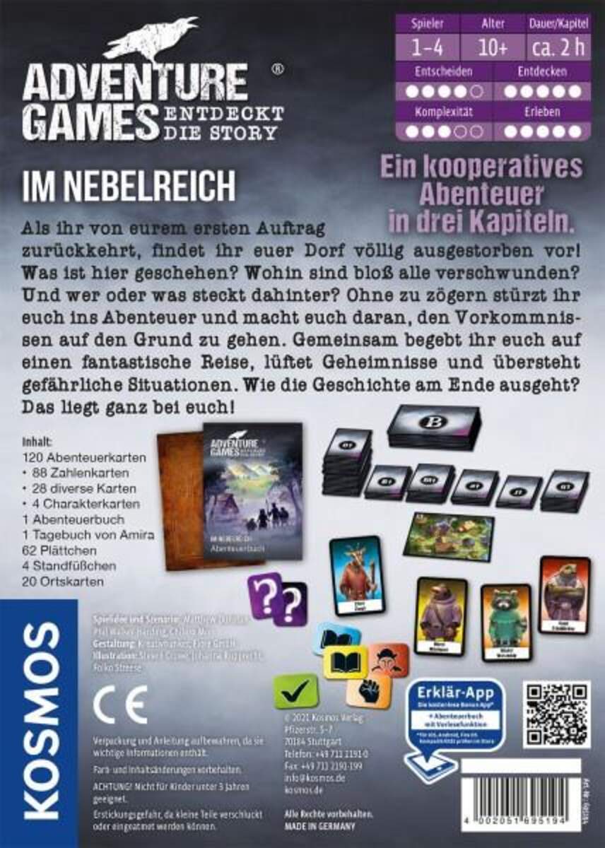 KOSMOS Adventure Games - Im Nebelreich