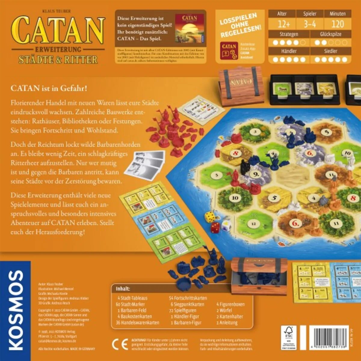 KOSMOS CATAN Erweiterung Städte & Ritter