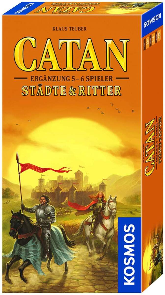 KOSMOS CATAN Städte & Ritter Ergänzung für 5-6 Spieler