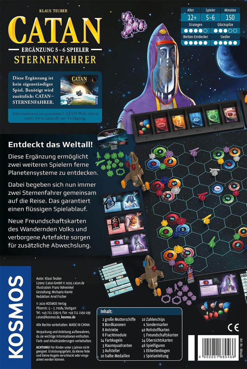 KOSMOS Catan Sternenfahrer - Ergänzung 5-6