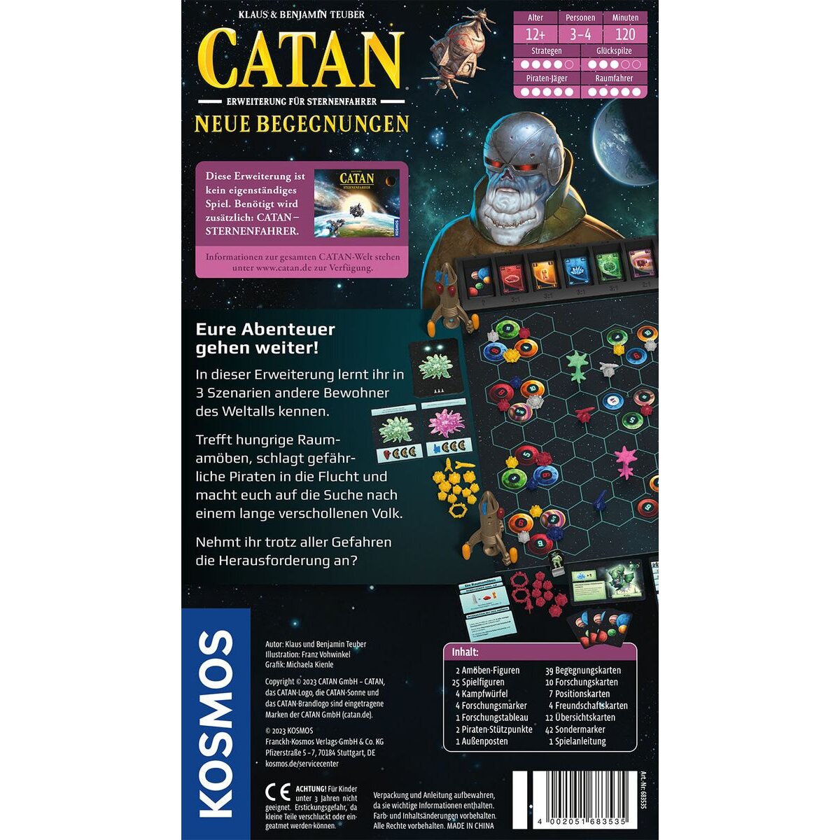 KOSMOS Catan Sternenfahrer Erweiterung - Neue Begegnungen