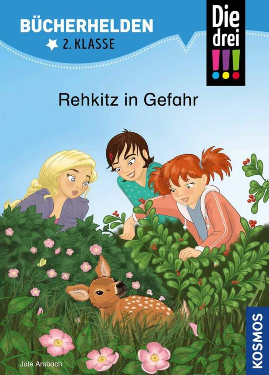 KOSMOS Die Drei !!! - Rehkitz in Gefahr