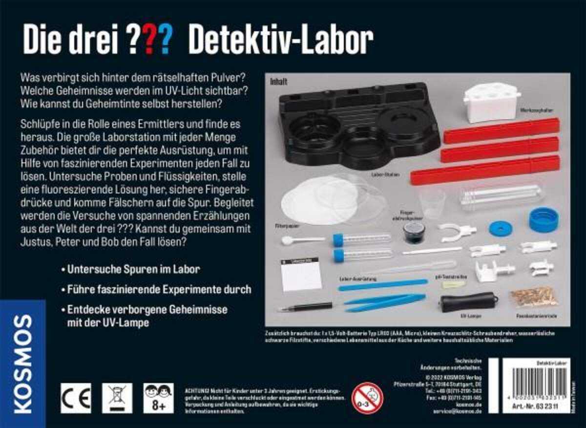 KOSMOS Die drei ??? Detektiv-Labor