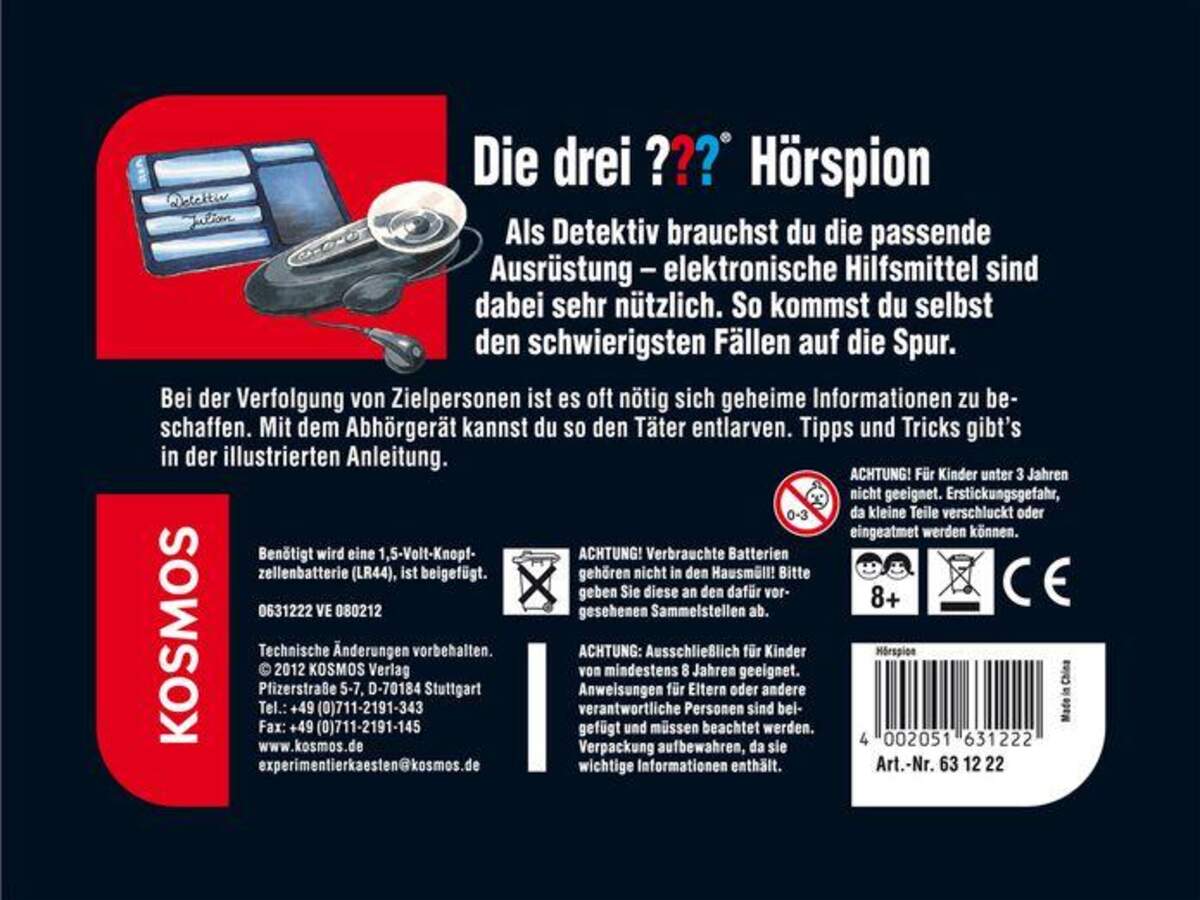 KOSMOS Die drei ??? Hörspion