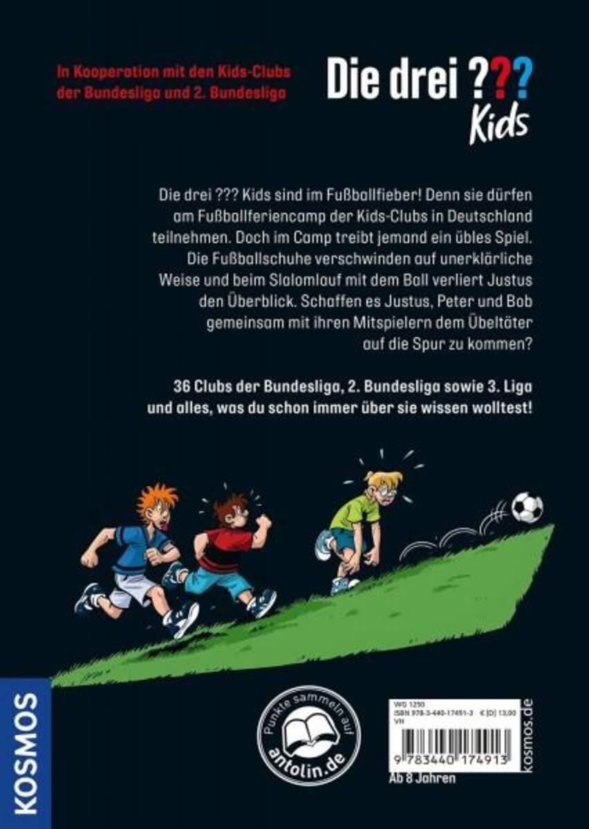 KOSMOS Die drei??? Kids Team Bundesliga