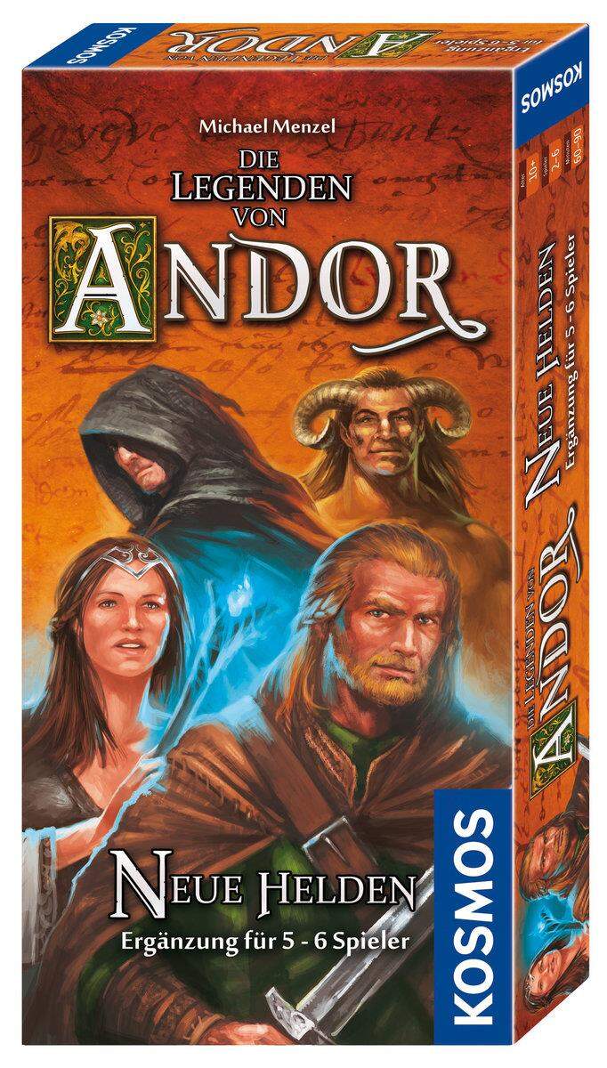 KOSMOS Die Legenden von Andor neue Helden, Brettspiel
