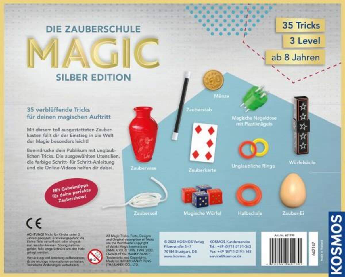 KOSMOS Die Zauberschule MAGIC Silber Edition