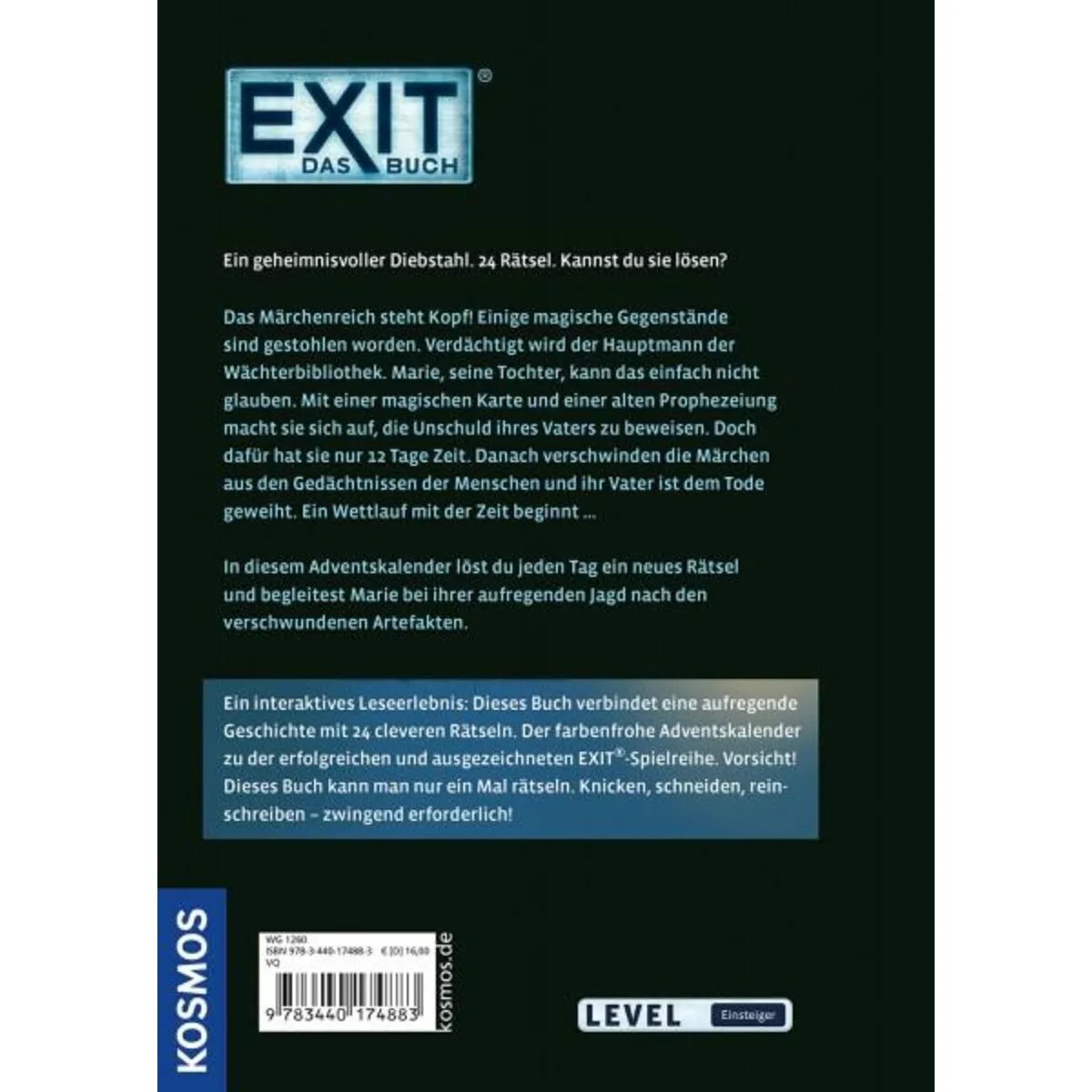 KOSMOS EXIT® - Das Buch: Der Adventskalender