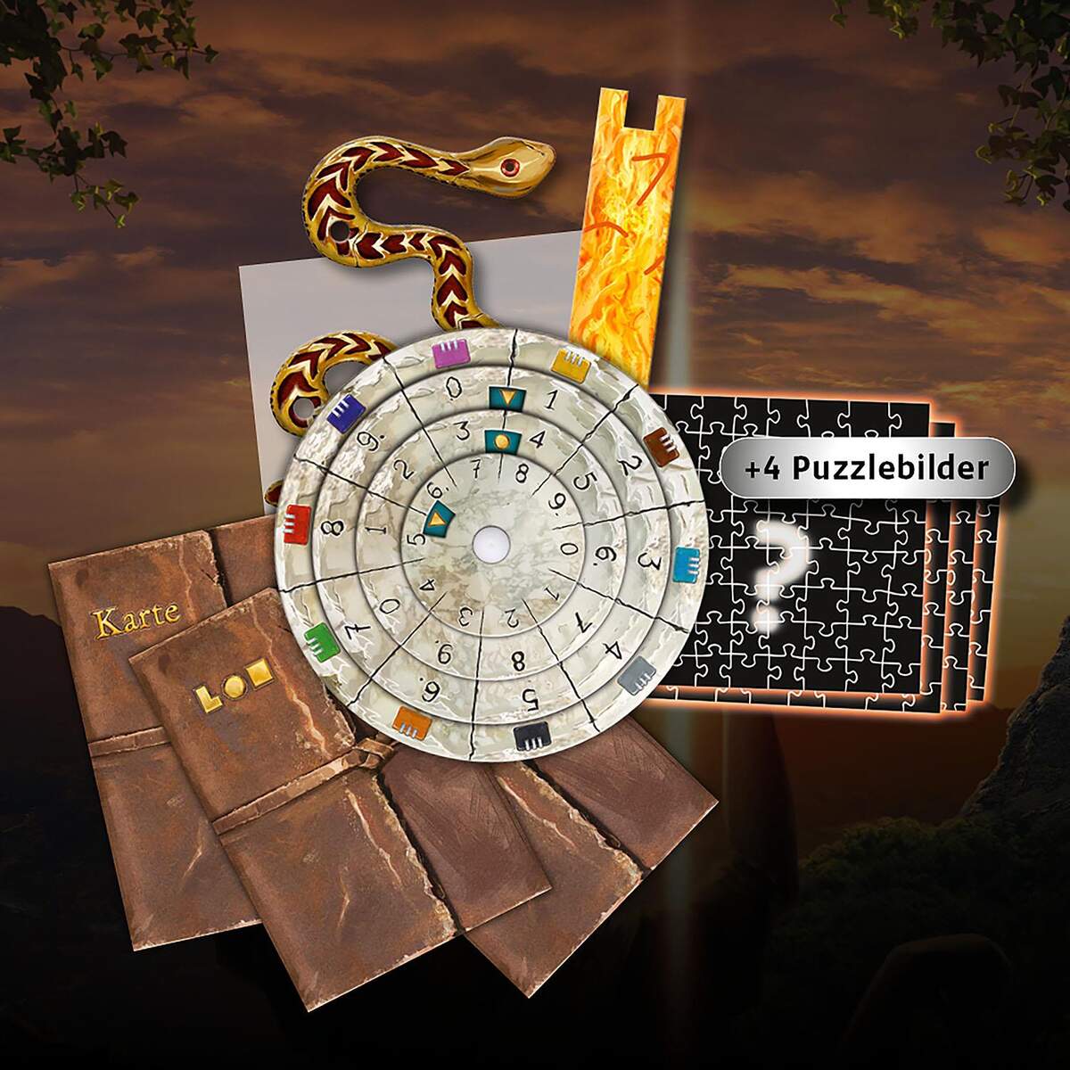 KOSMOS EXIT Das Spiel mit Puzzle: Der verschollene Tempel