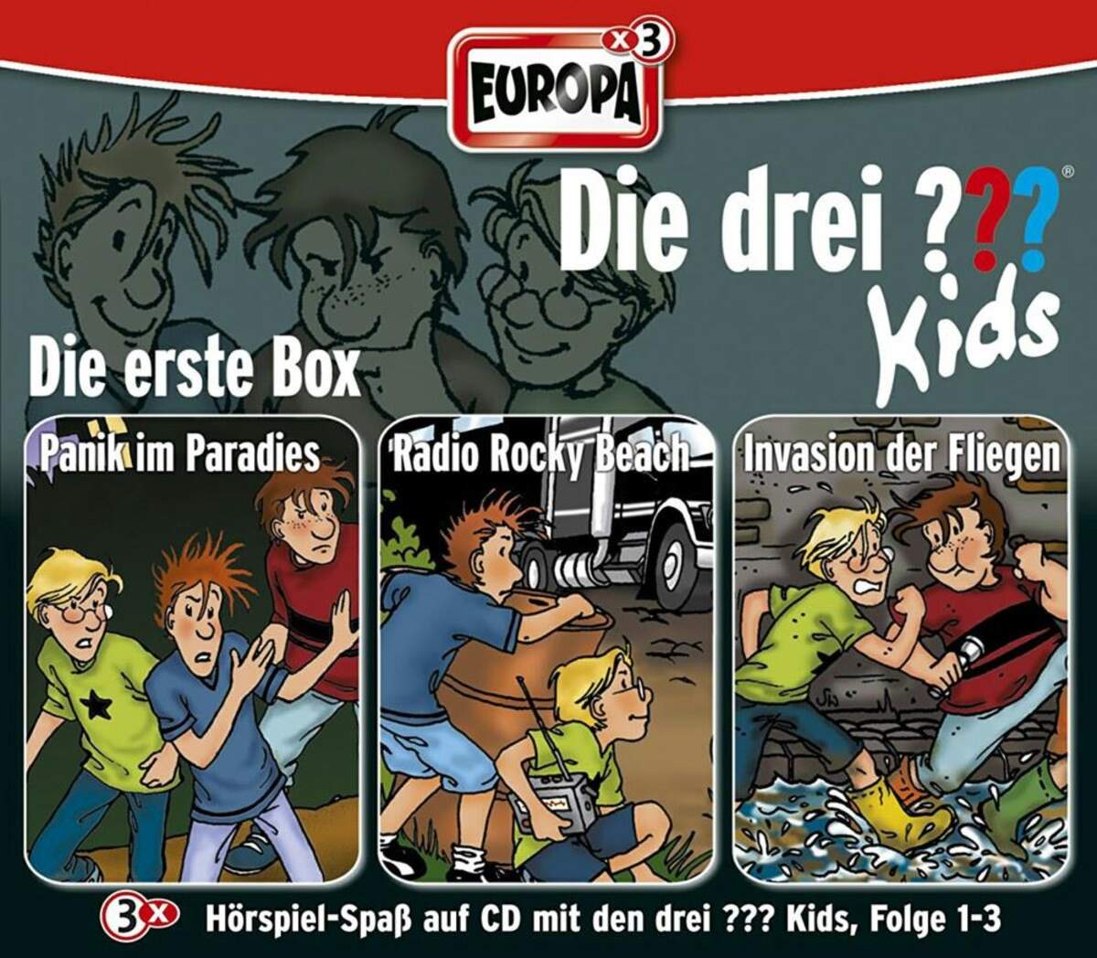 KOSMOS Hörspiel-CD-Box Die Drei ??? Kids Folgen 1 - 3