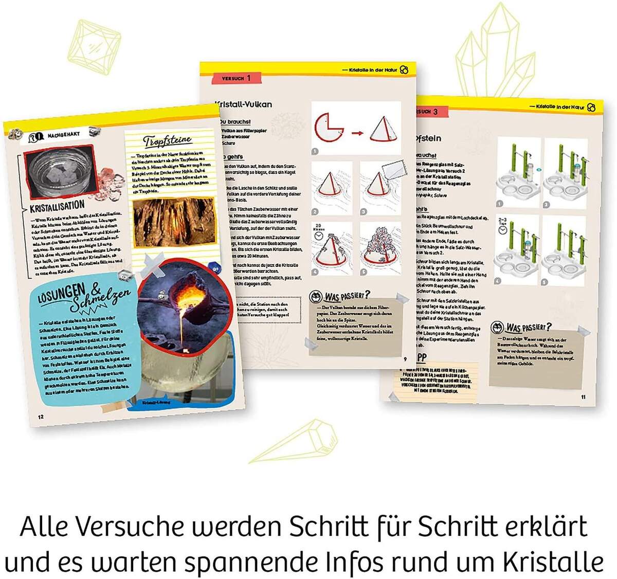 KOSMOS Kristall-Labor Experimentierkasten für Kinder