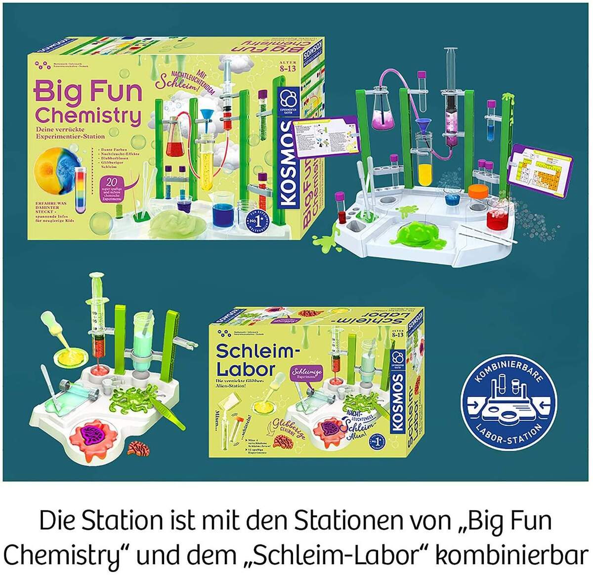 KOSMOS Kristall-Labor Experimentierkasten für Kinder