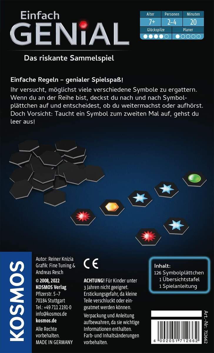 KOSMOS Legespiel Einfach Genial