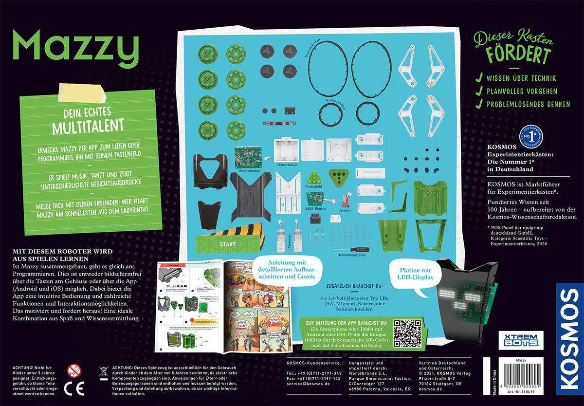 KOSMOS Mazzy, Dein smarter App-Roboter