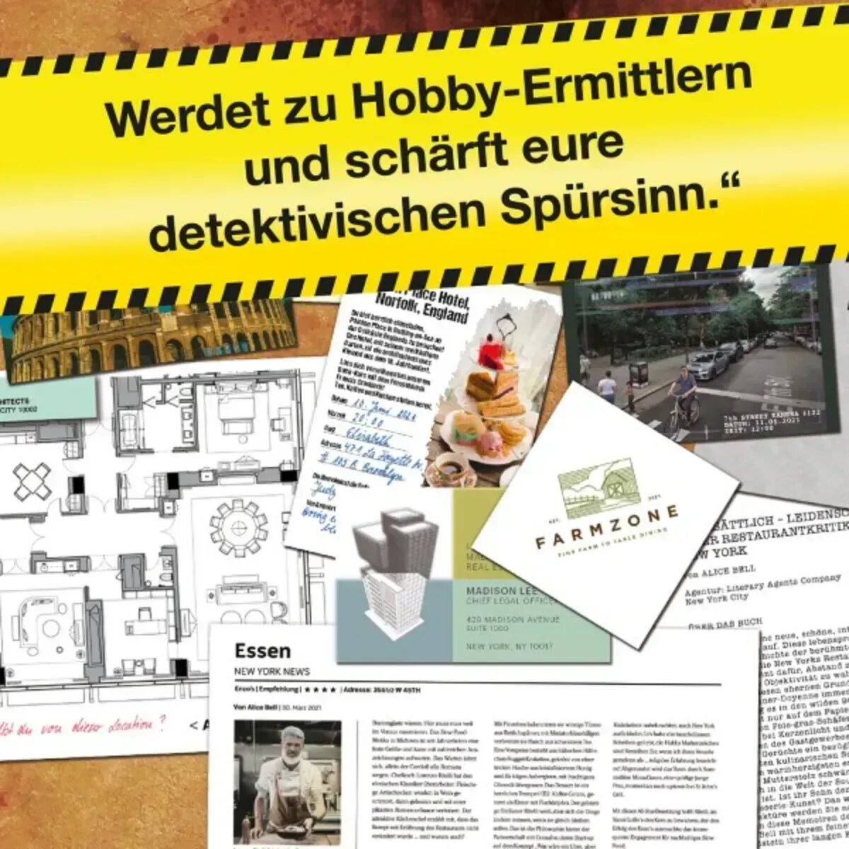 KOSMOS Murder Mystery Case Files Mord a la Carte