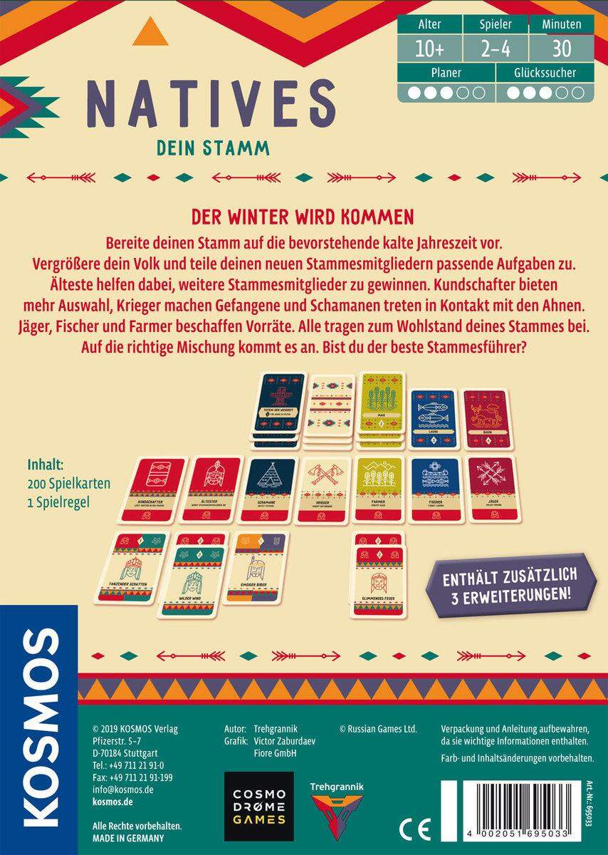 KOSMOS Natives Dein Stamm