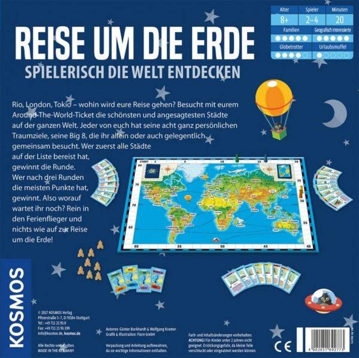KOSMOS Reise um die Erde