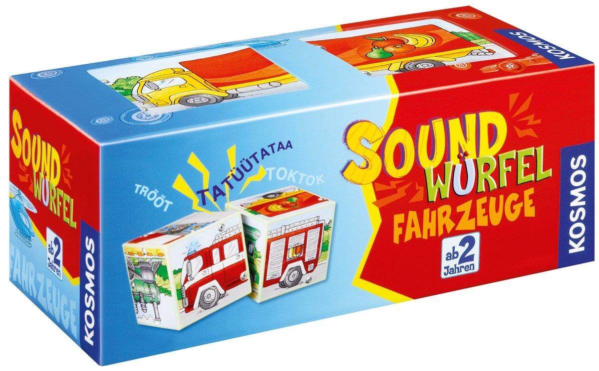 KOSMOS Soundwürfel Fahrzeuge, Kinderspiel