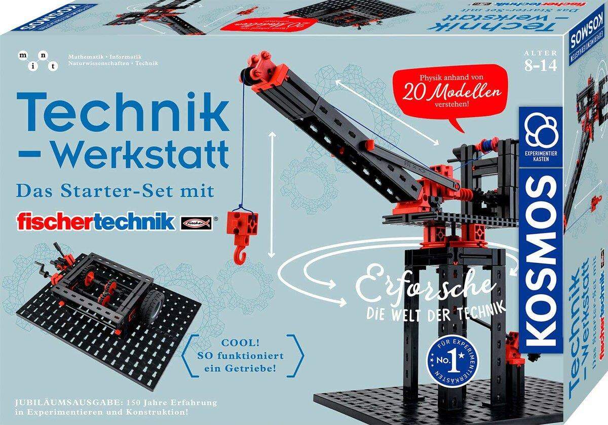 KOSMOS Technik-Werkstatt, 20 Technik-Modelle mit fischertechnik