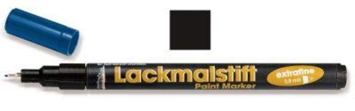KREUL Lackmalstift extrafine Schwarz 0,8 mm