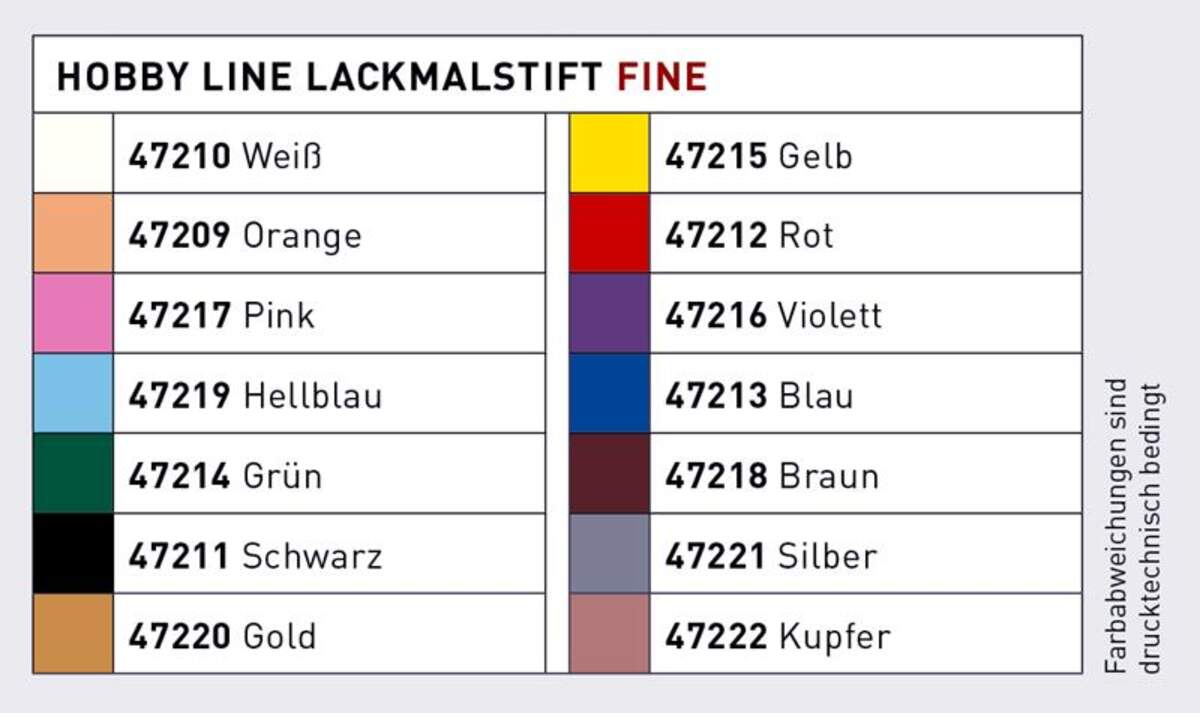 KREUL Lackmalstift fine Gold 1-2 mm