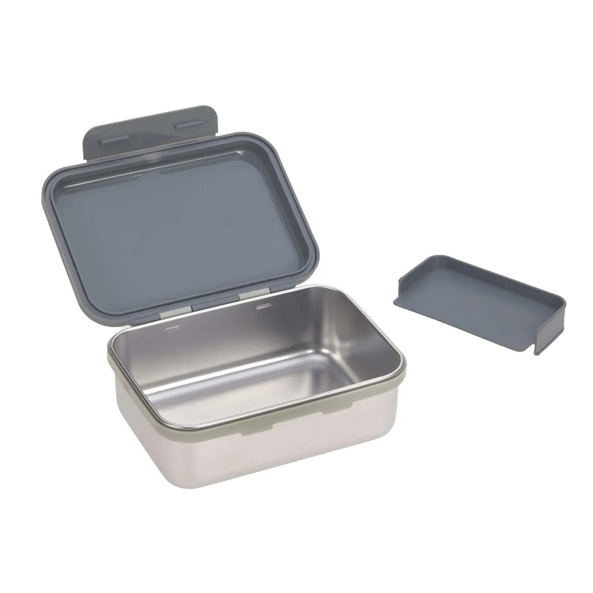 Lässig Brotdose Kinder - Edelstahl Lunchbox, Safari Tiger