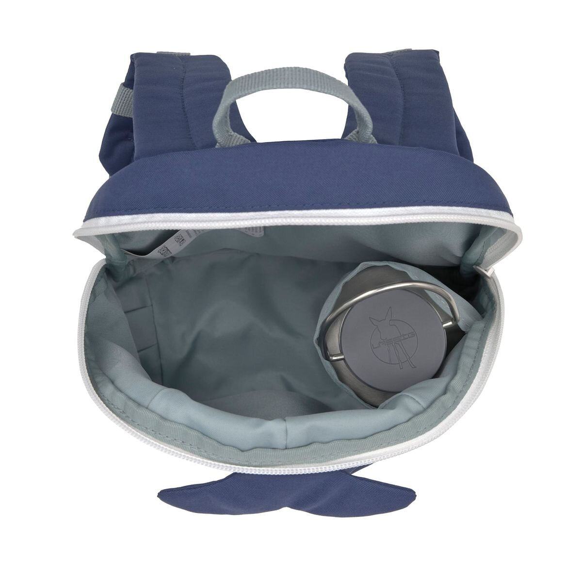 Lässig Kindergartenrucksack Tiny - Wal, Dunkelblau