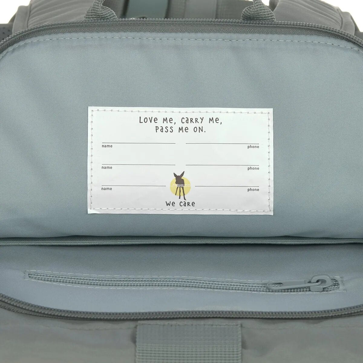 Lässig Kinderrucksack - Rolltop, Grün