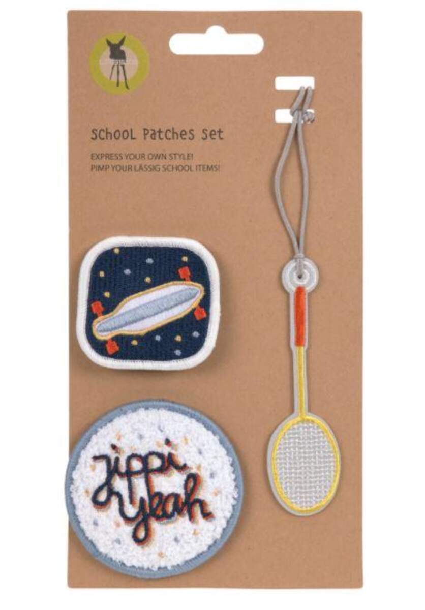 Lässig Patches und Anhänger - School Set Sport