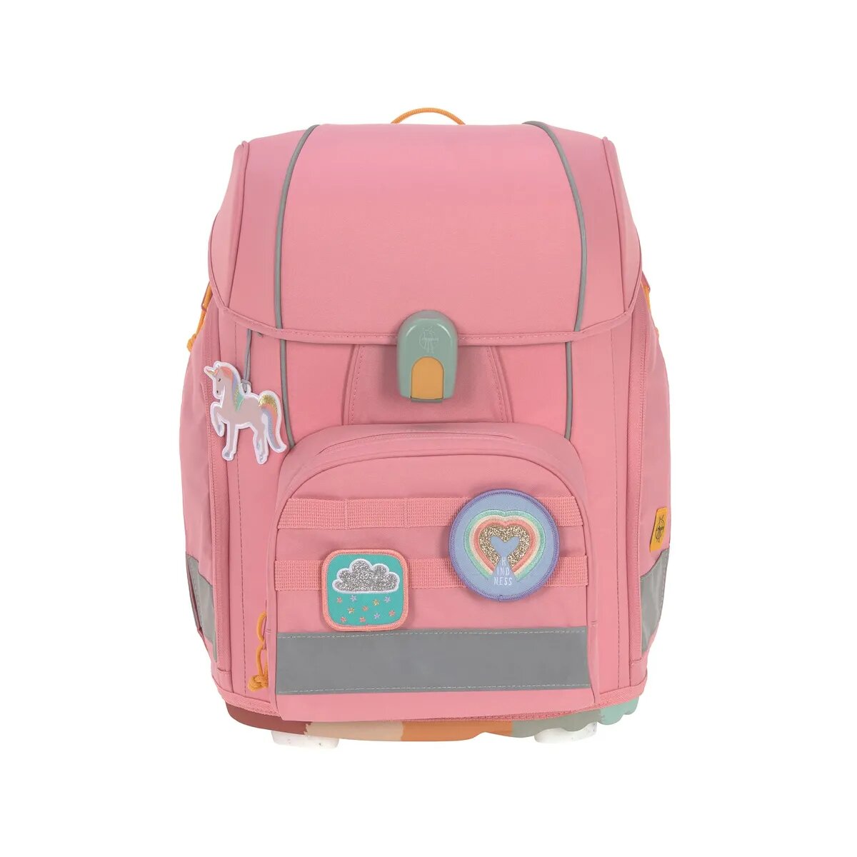 Lässig Schulranzen Set Boxy Unique Pink, 7-teilig