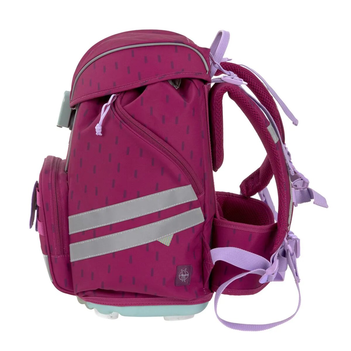Lässig Schulranzen Set Flexy Unique Speckles Berry, 7-teilig