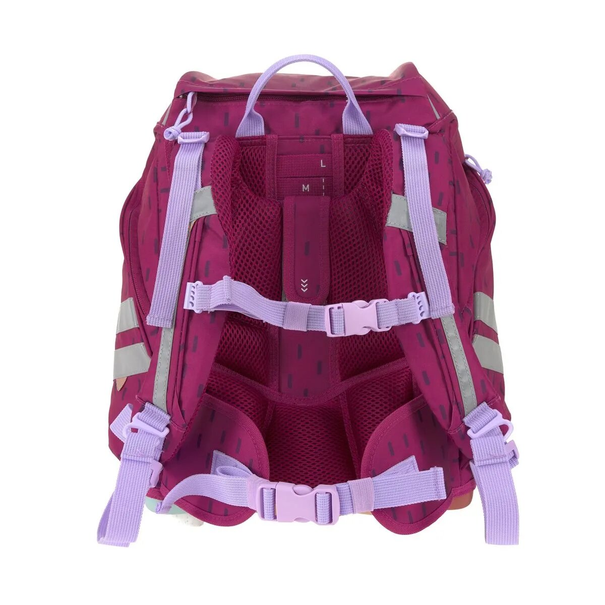 Lässig Schulranzen Set Flexy Unique Speckles Berry, 7-teilig
