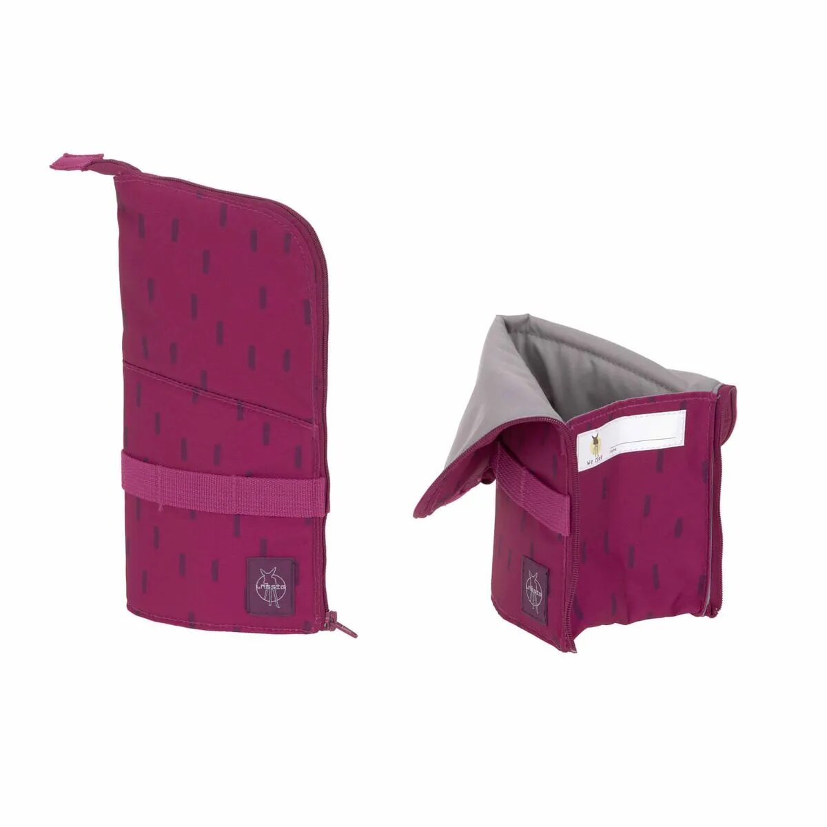Lässig Schulranzen Set Flexy Unique Speckles Berry, 7-teilig
