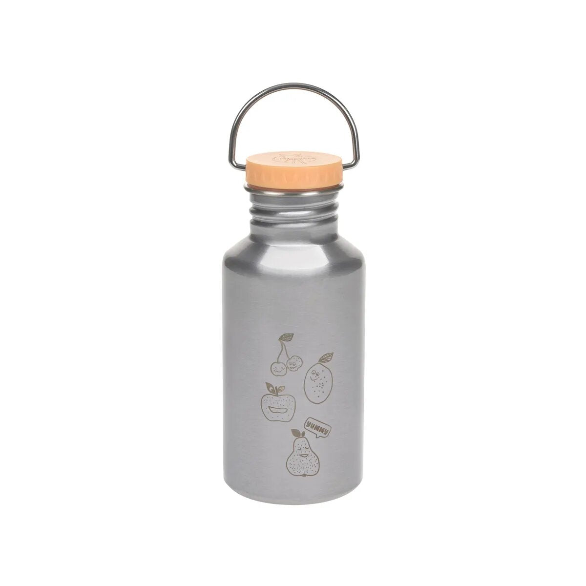 Lässig Trinkflasche Kinder - Edelstahl, Yummy