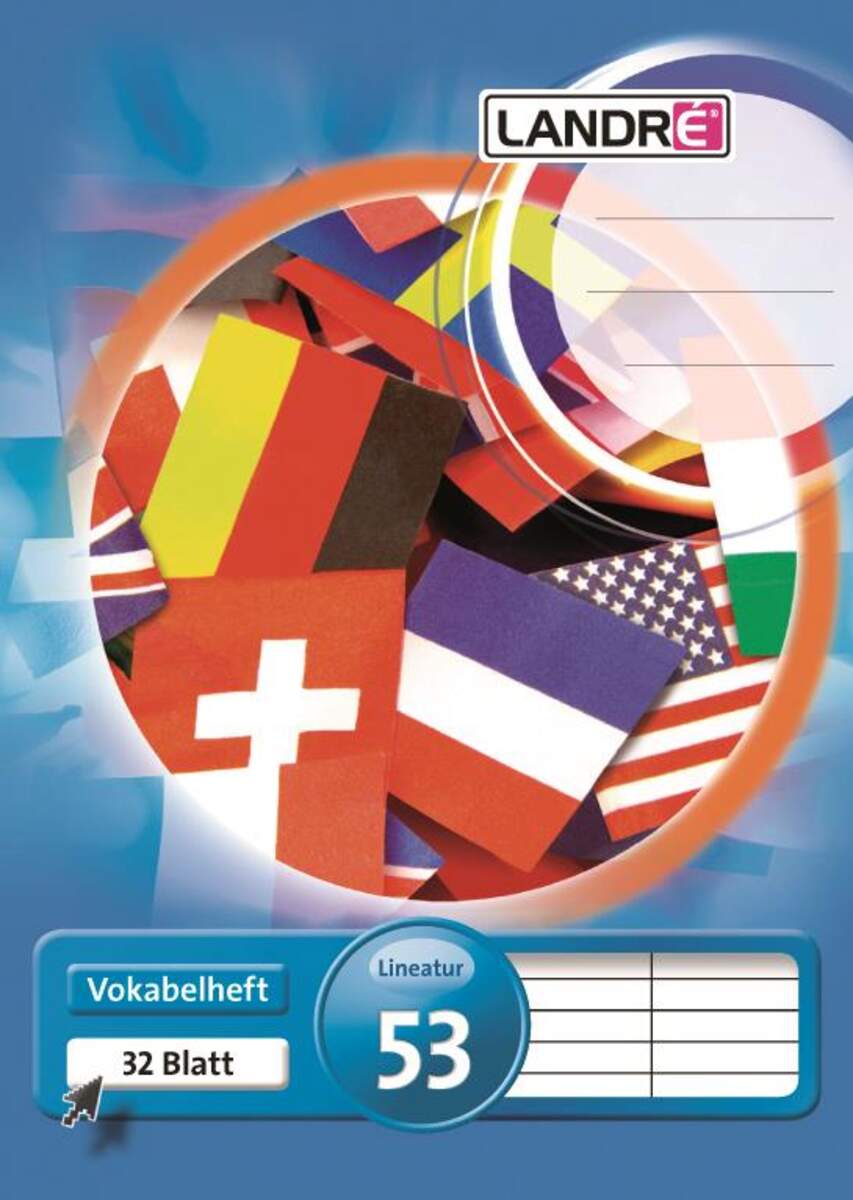 Landré Vokabelheft A6, 32 Blatt