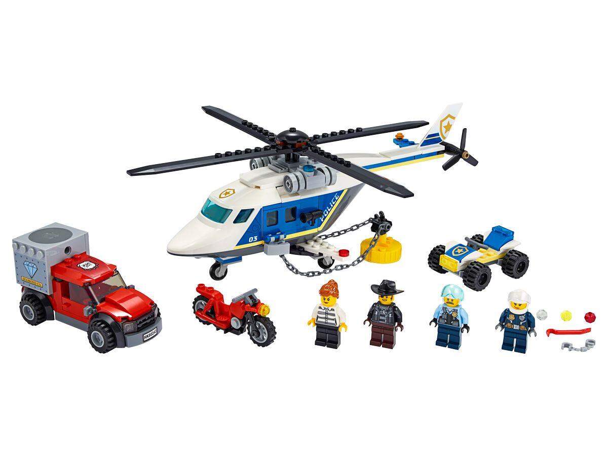 LEGO® City Police 60243 Verfolgungsjagd mit dem Polizeihubschrauber