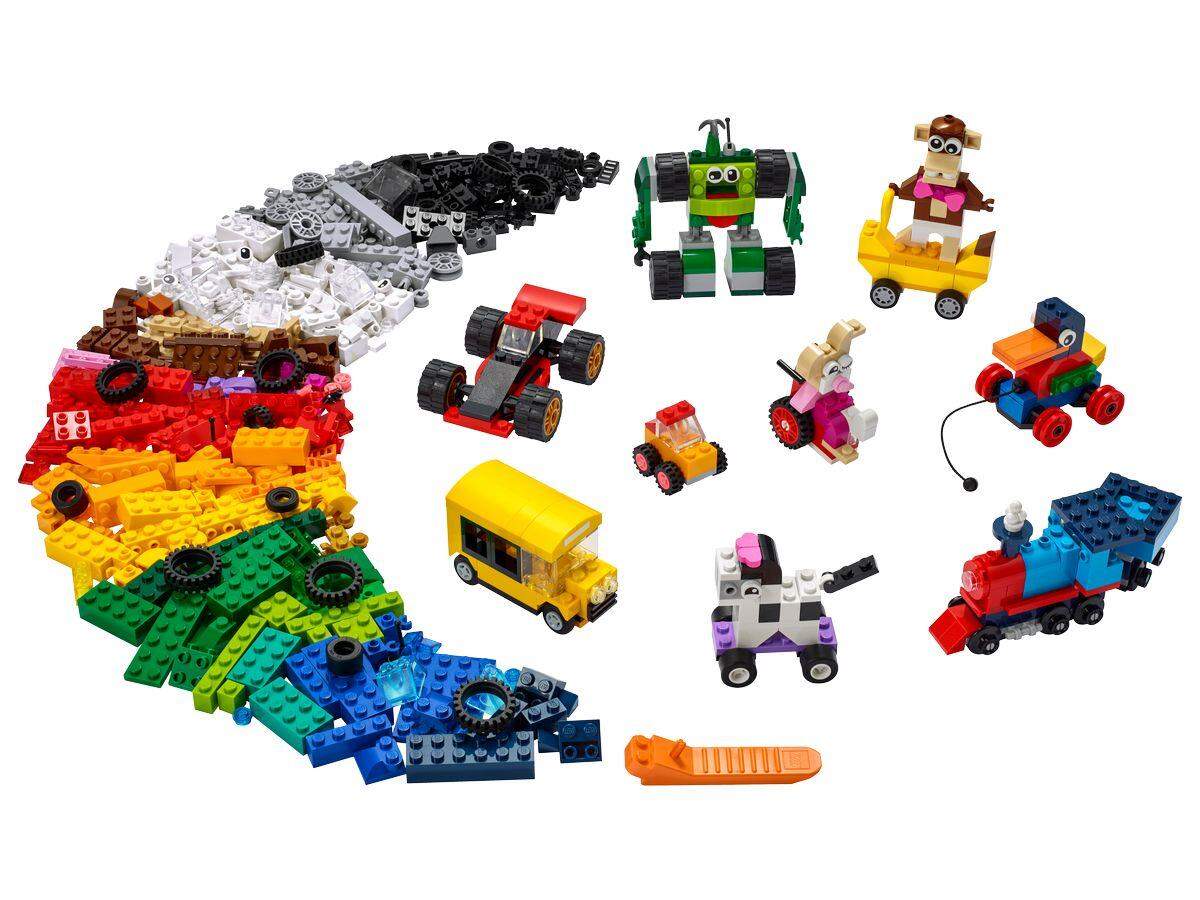 LEGO® Classic 11014 Steinebox mit Rädern