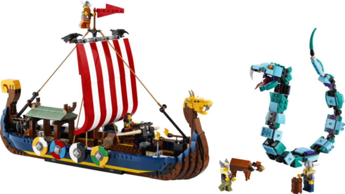 LEGO® Creator 31132 Wikingerschiff mit Midgardschlange