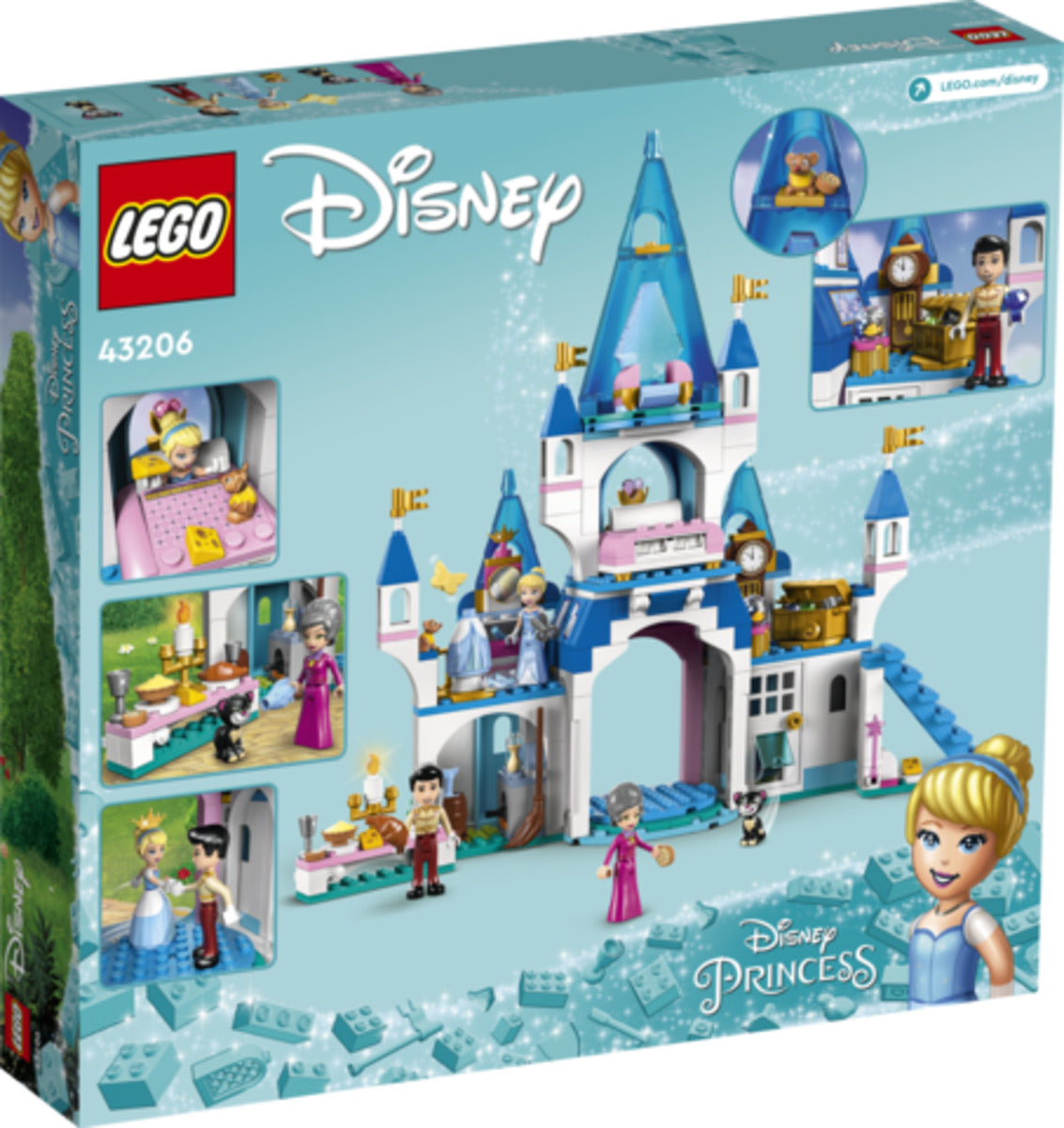 LEGO® Disney Princess™ 43206 Cinderellas Schloss