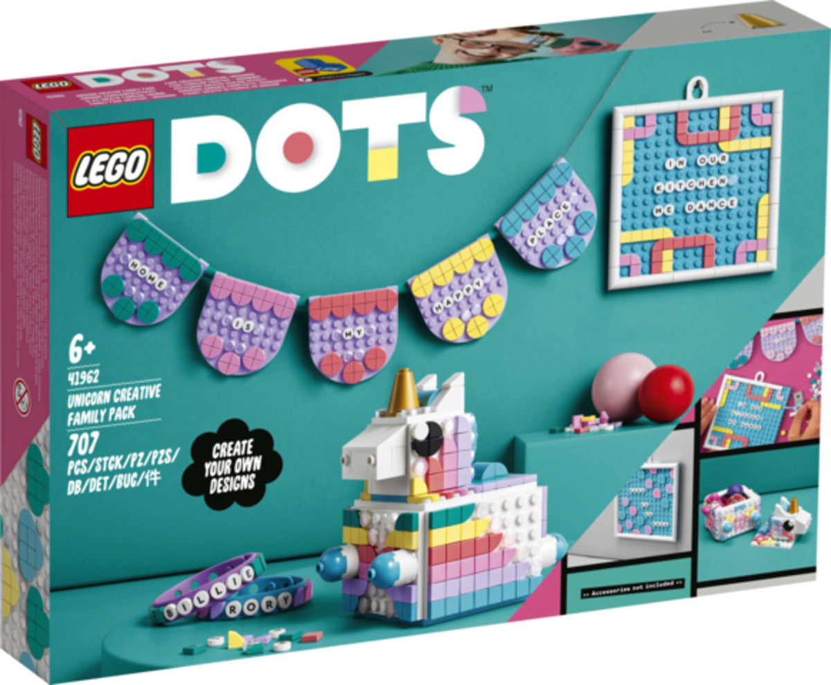 LEGO® DOTS 41962 Einhorn Familienkreativset