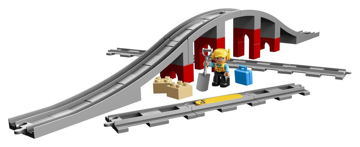 LEGO® DUPLO® 10872 Eisenbahnbrücke und Schienen