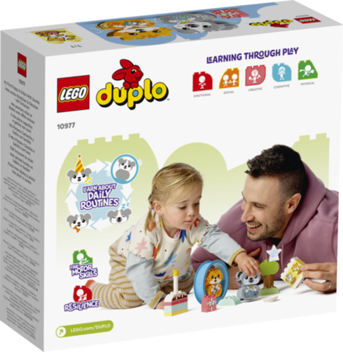LEGO® DUPLO® Creative Play 10977 Mein erstes Hündchen & Kätzchen – mit Ton