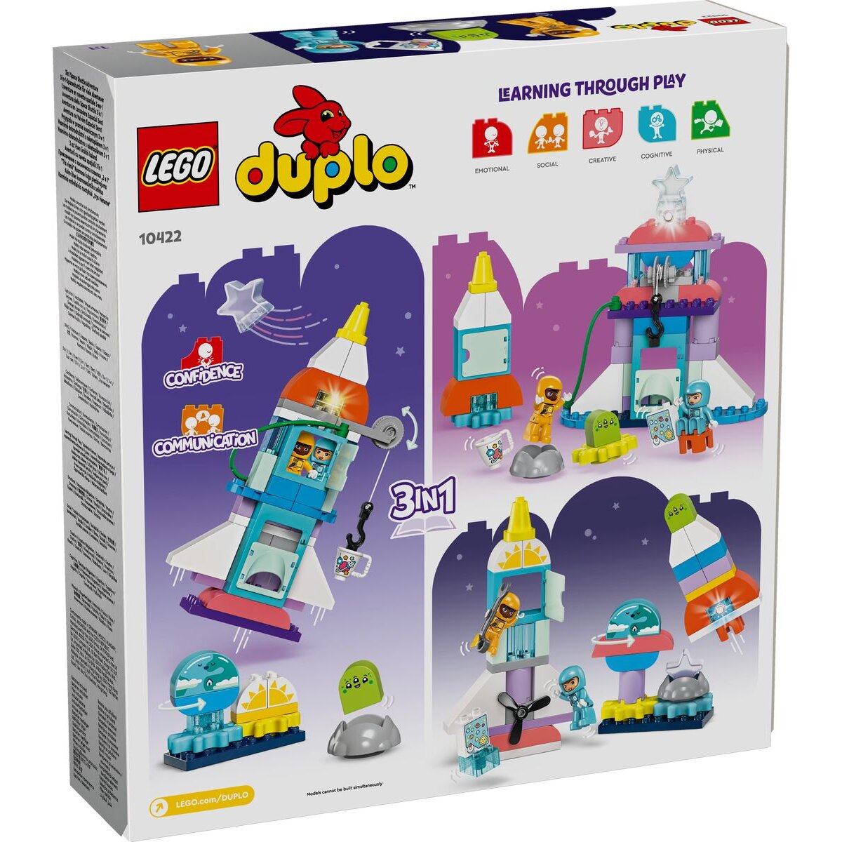 LEGO® DUPLO® Town 10422 3-in-1-Spaceshuttle für viele Abenteuer