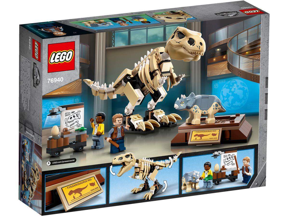 LEGO® Jurassic World™ 76940 T. Rex-Skelett in der Fossilienausstellung