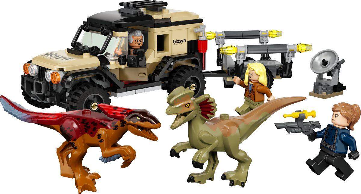 LEGO® Jurassic World™ 76951 Pyroraptor & Dilophosaurus Transport